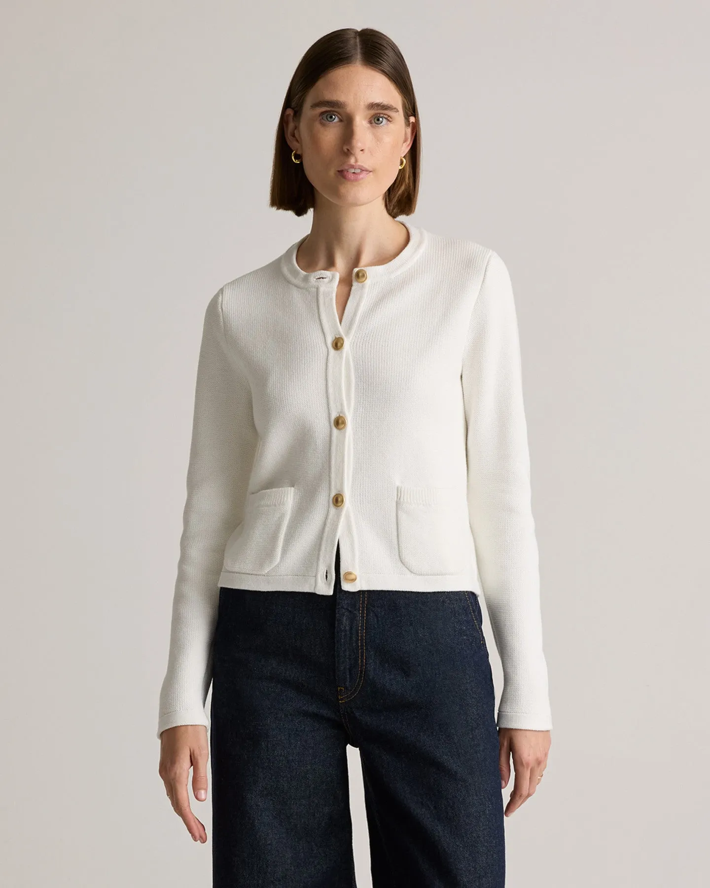 100% Organic Cotton Sweater Jacket