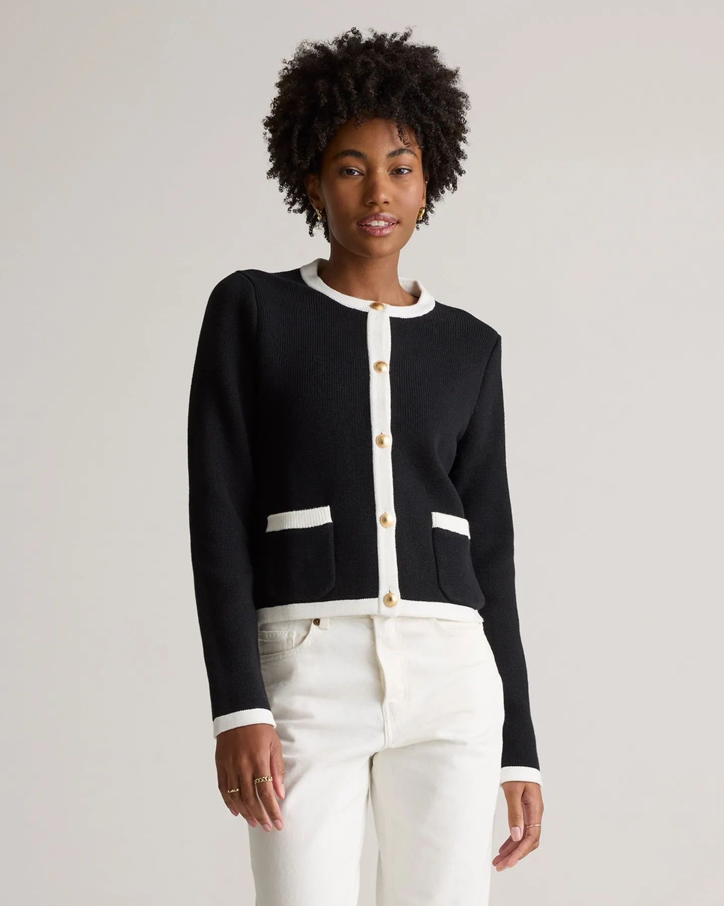 100% Organic Cotton Sweater Jacket