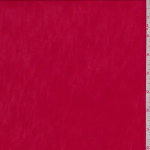 2 YD PC-Red Slubbed Rayon Jersey Knit Fabric