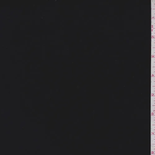 5/8 YD PC-Black Rayon Jersey Knit Fabric