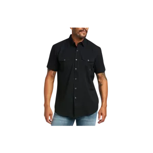 Ariat Men's Ventek Western Button Down Black Shirt