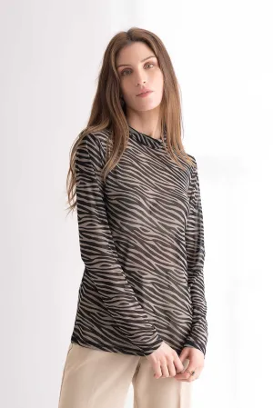Black Printed T-shirt