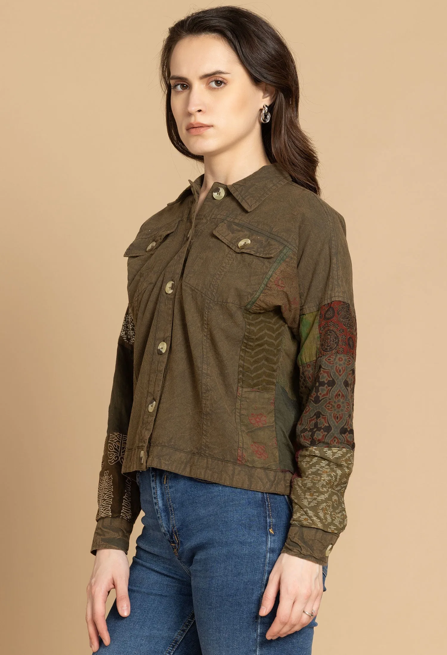 Bohera Madisson Color Accent Shirt Top