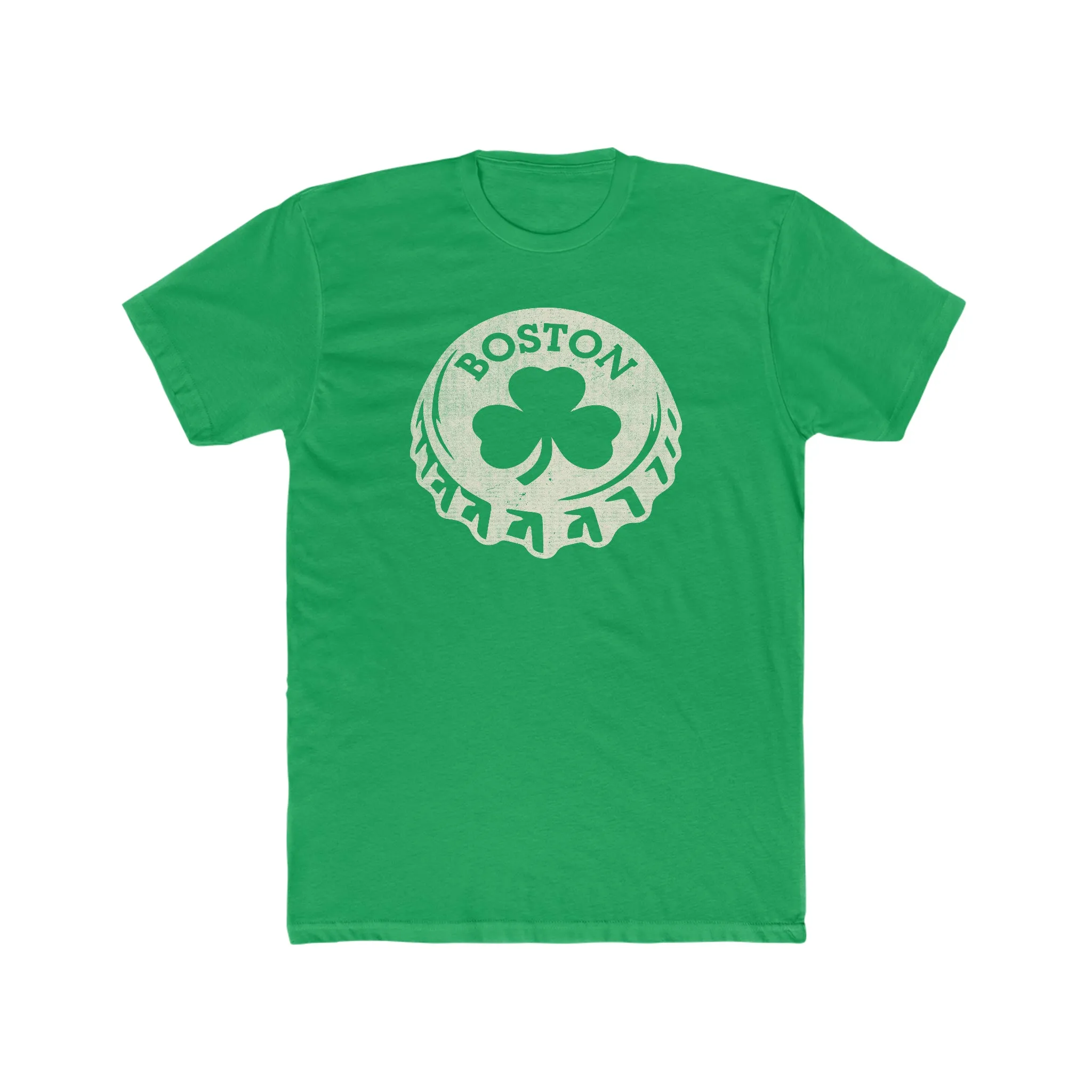 Boston Lucky Shamrock Cap T-Shirt