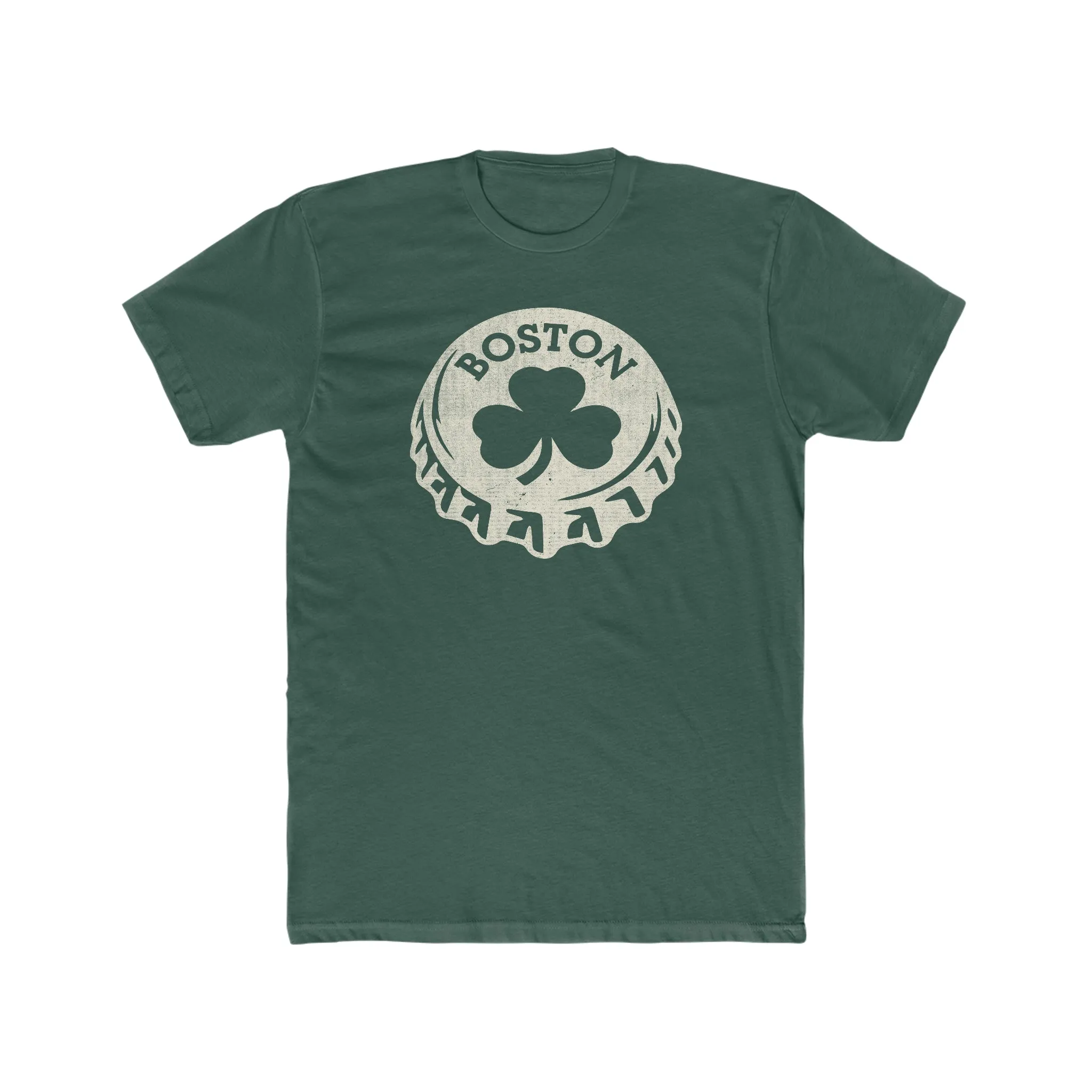 Boston Lucky Shamrock Cap T-Shirt