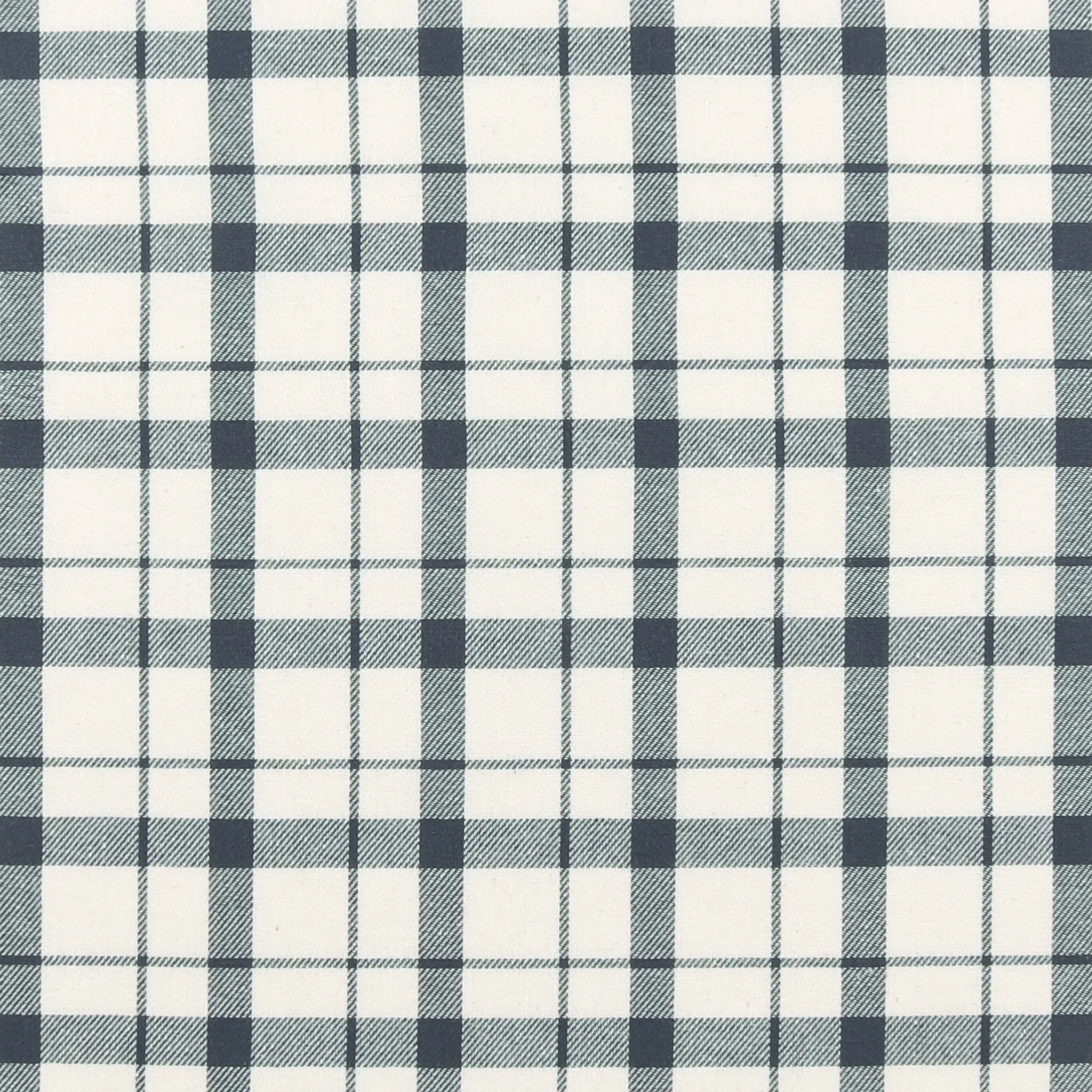 Brushed Cotton Plaid - NOAH - 033 - Ivoire