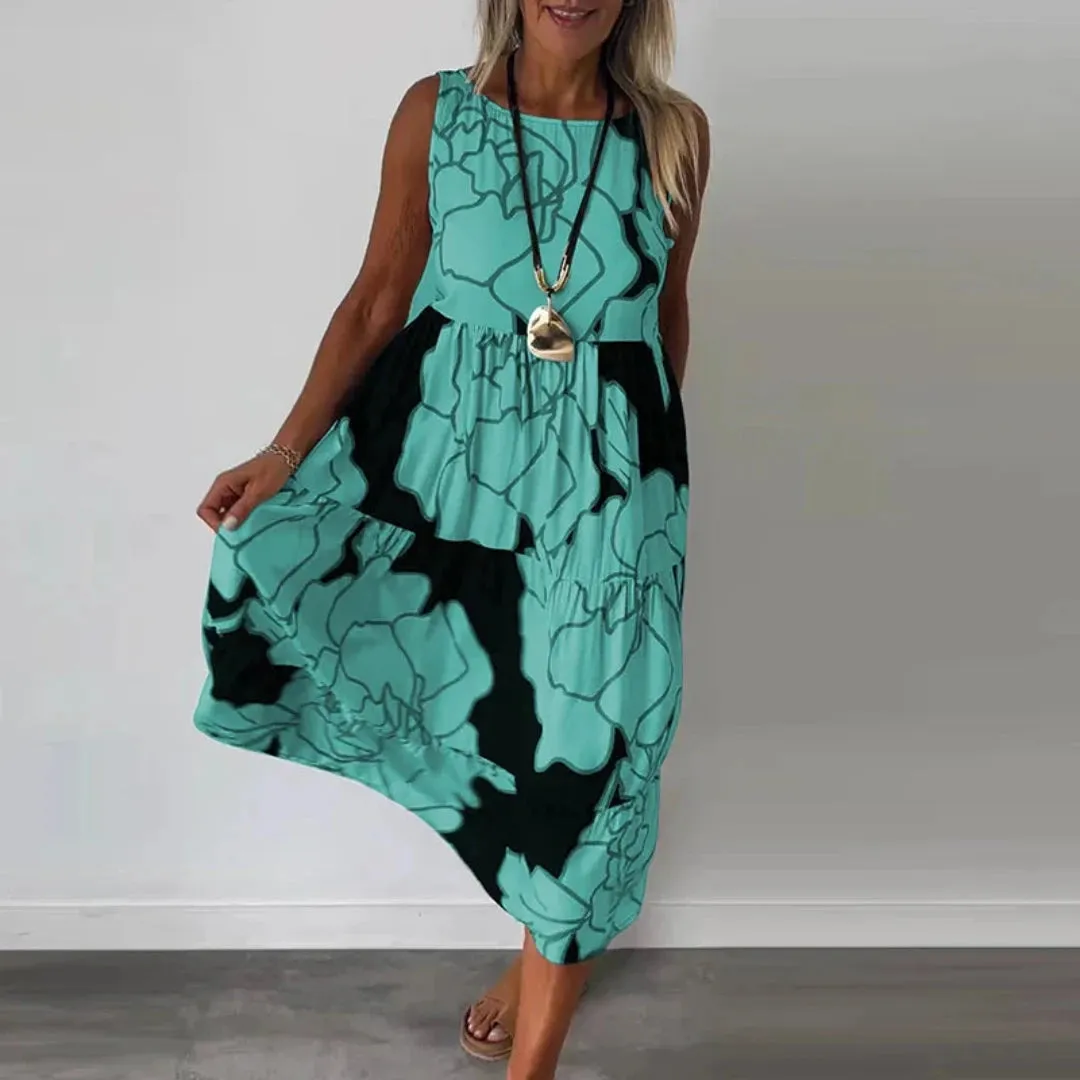 CAITLYN - SLEEVELESS MAXI DRESS