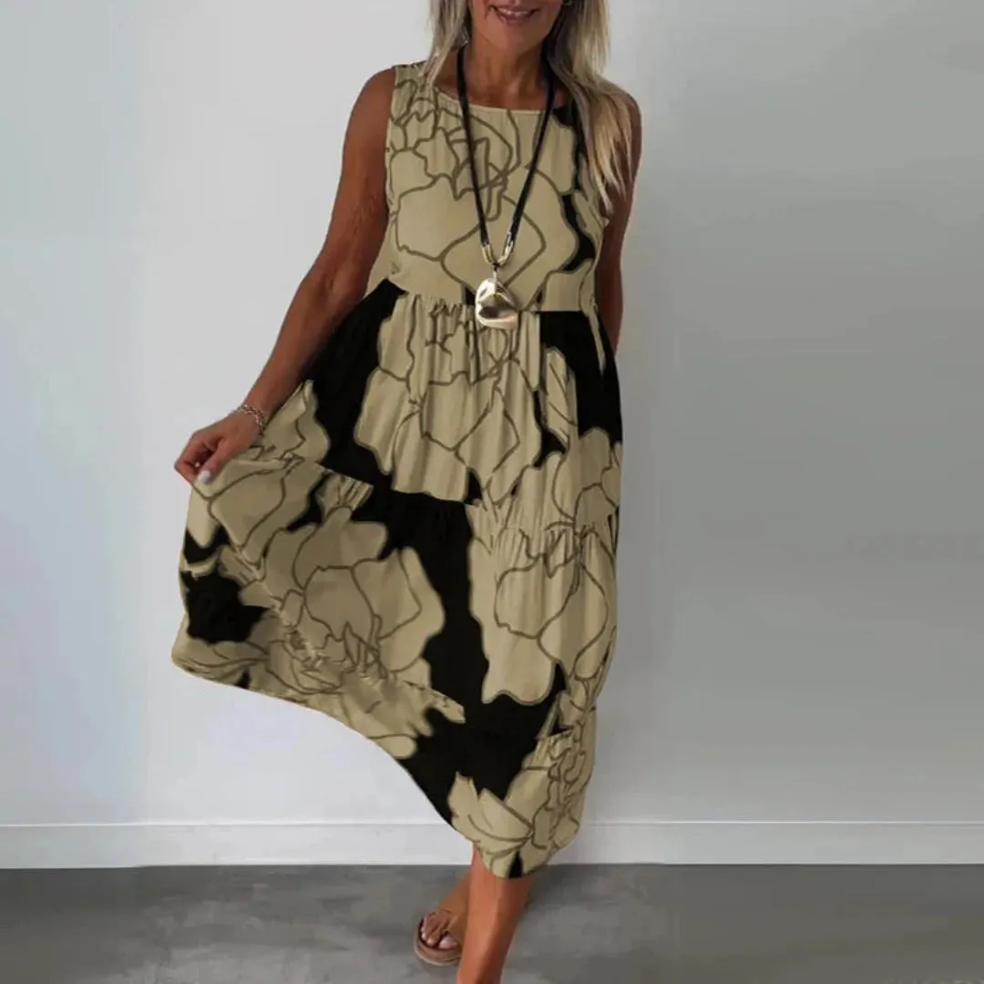 CAITLYN - SLEEVELESS MAXI DRESS
