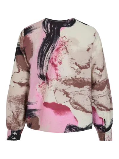 Caluna Top - Pink Marble