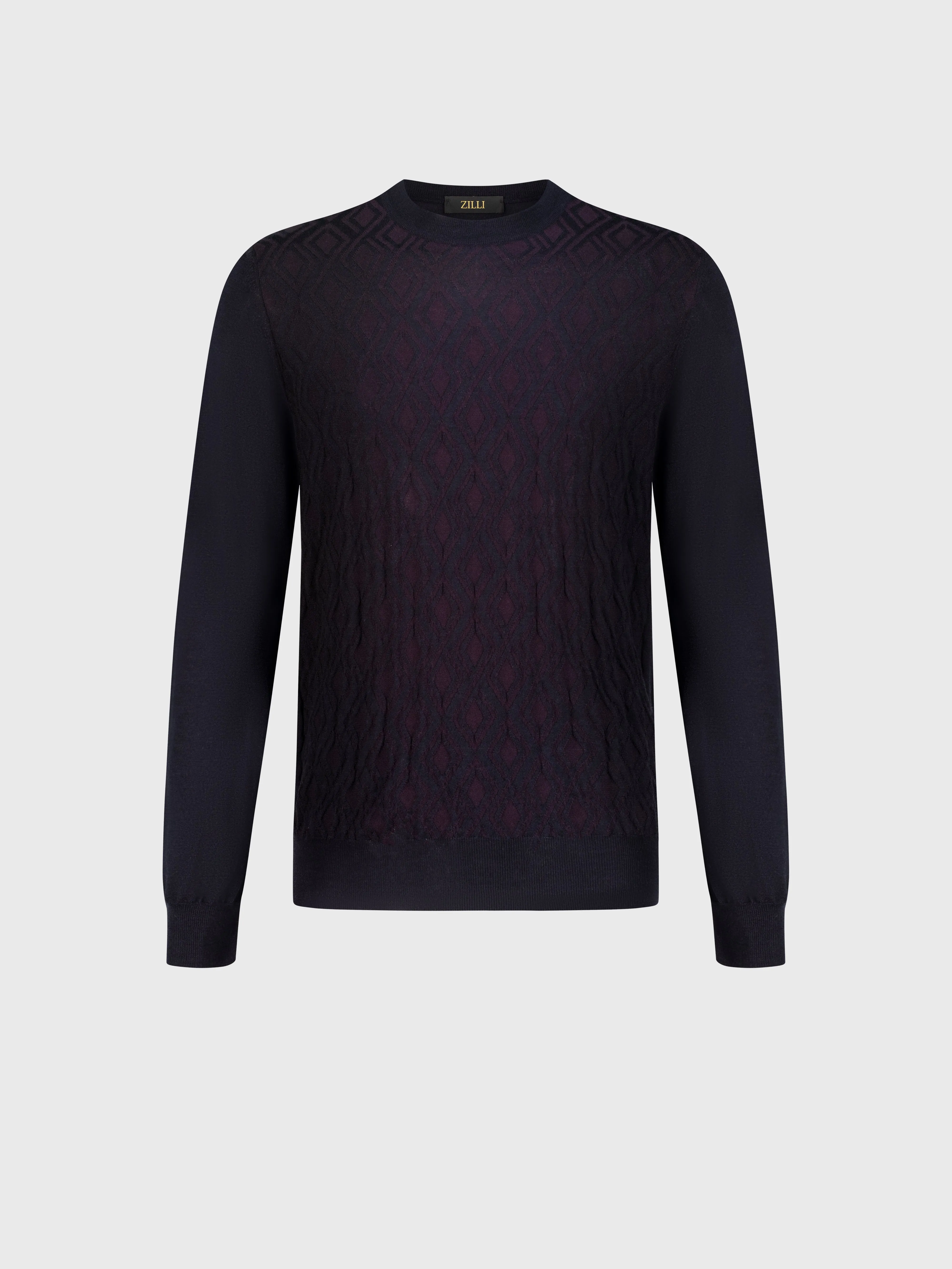 Crew Neck Knitwear Sweater Dark Navy