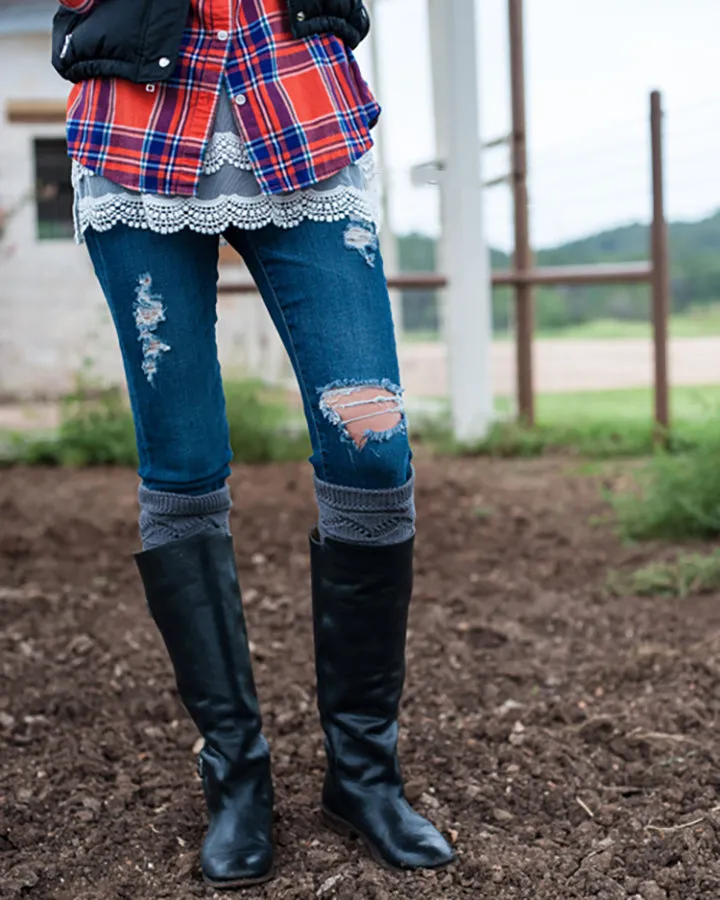 Grace & Lace Scallop Lace Top Extenders