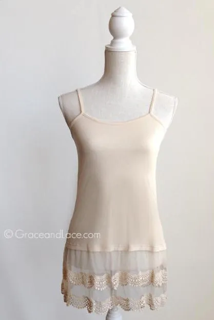 Grace & Lace Scallop Lace Top Extenders