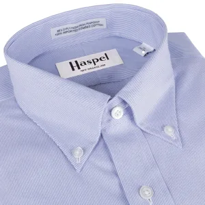 Howard Lt. Blue Mini Stripe (Regular Fit) Dress Shirt - Button Down