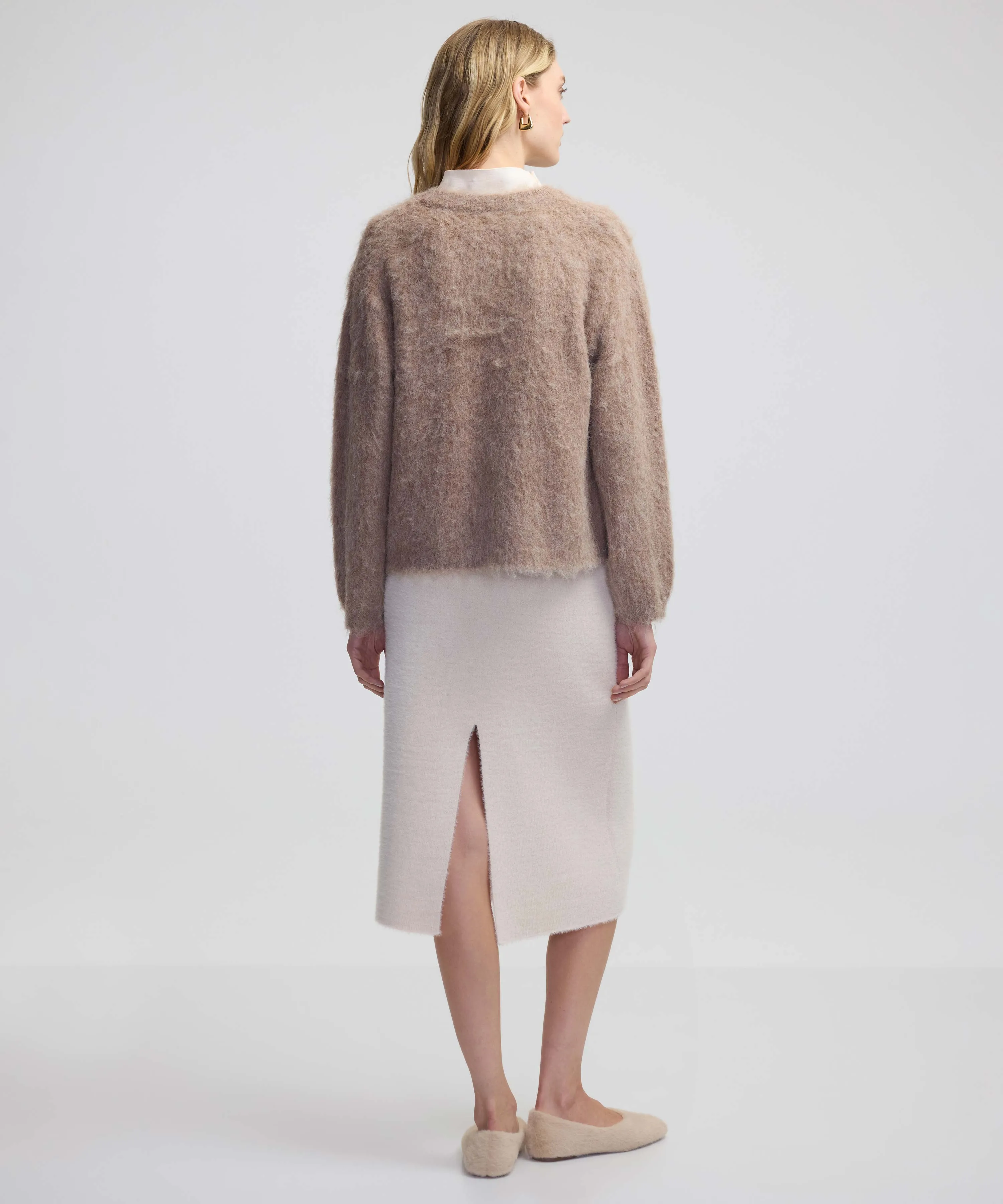 Ipekyol Metal Accessory Sweater Light Brown