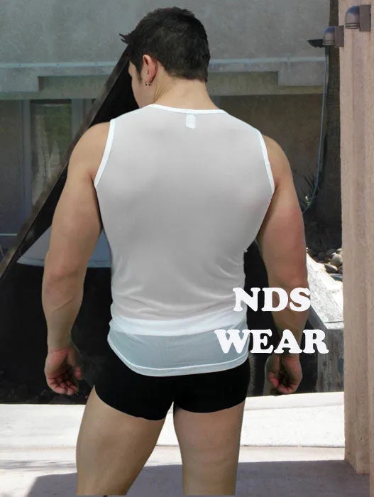 Italian Design Sheer Men's Shirt