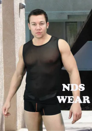 Italian Design Sheer Men's Shirt