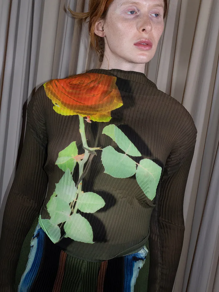 Julia Heuer Lee Top, Rose print
