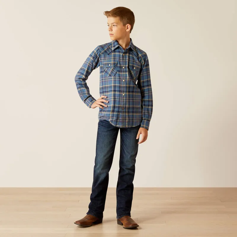 Kids' Huntley Retro Fit Shirt - Copen Blue