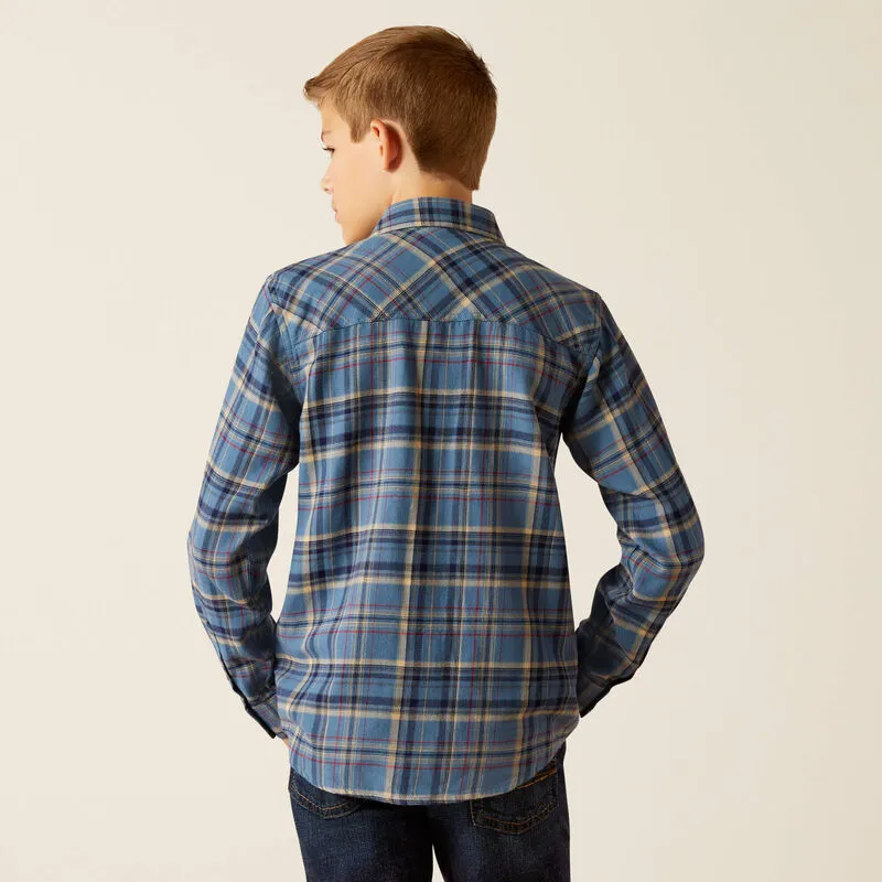Kids' Huntley Retro Fit Shirt - Copen Blue