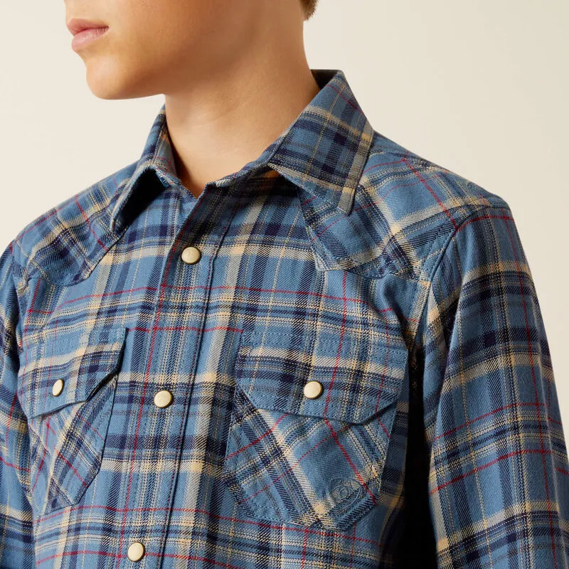 Kids' Huntley Retro Fit Shirt - Copen Blue