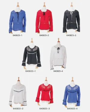 Ladies Casual Woven Blouses Wholesale