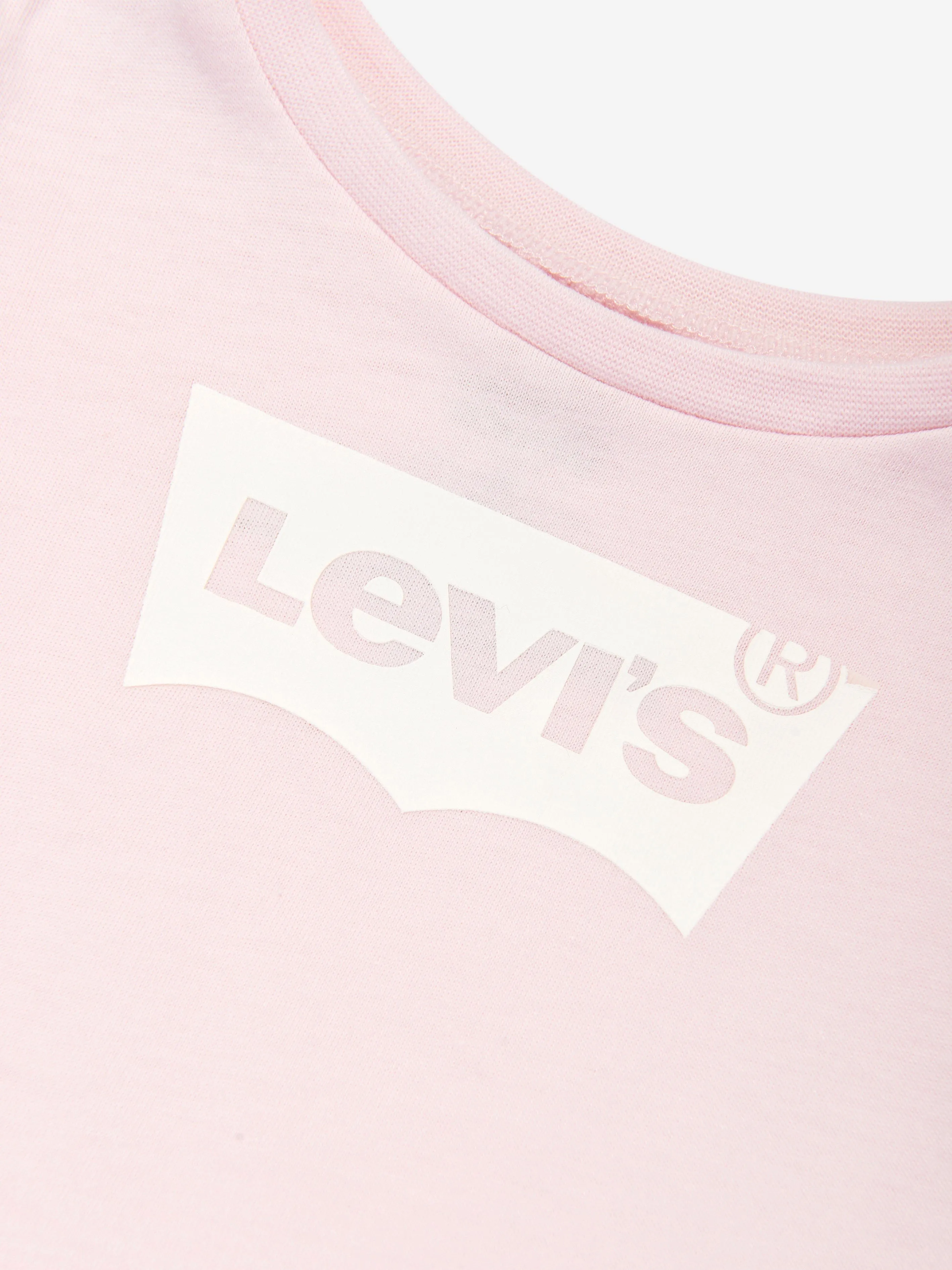 Levi's Baby Girls Batwing Logo T-Shirt in Pink