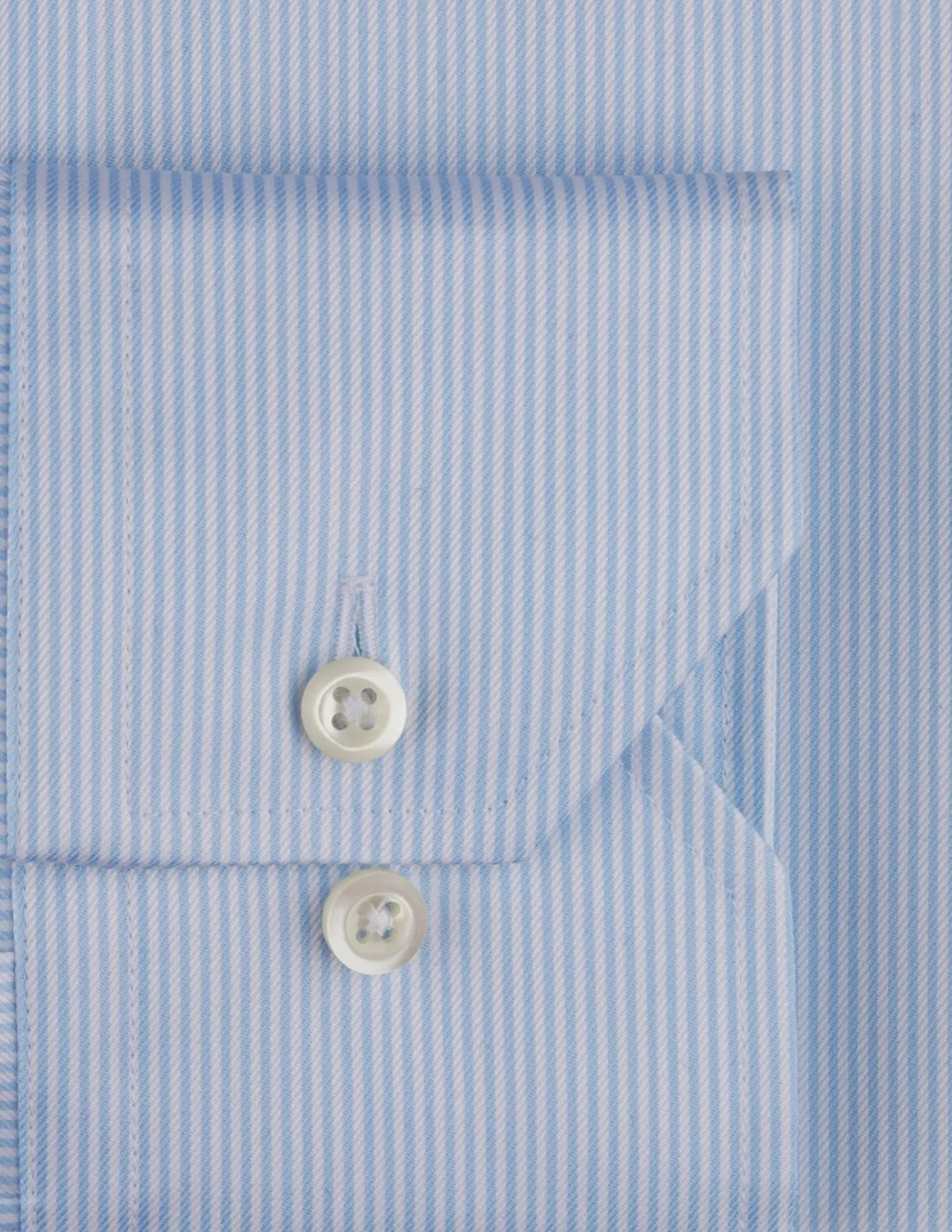 Light Blue Pinstriped Shirt | Fitted Body