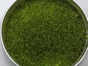 Light Lime Green Transparent Round Rocaille Glass Seed Beads- 2 mm (Wholesale)