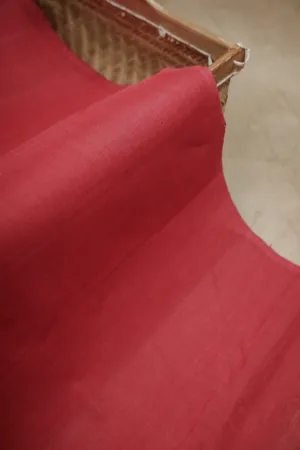 Light Red Mangalagiri Cotton Fabric