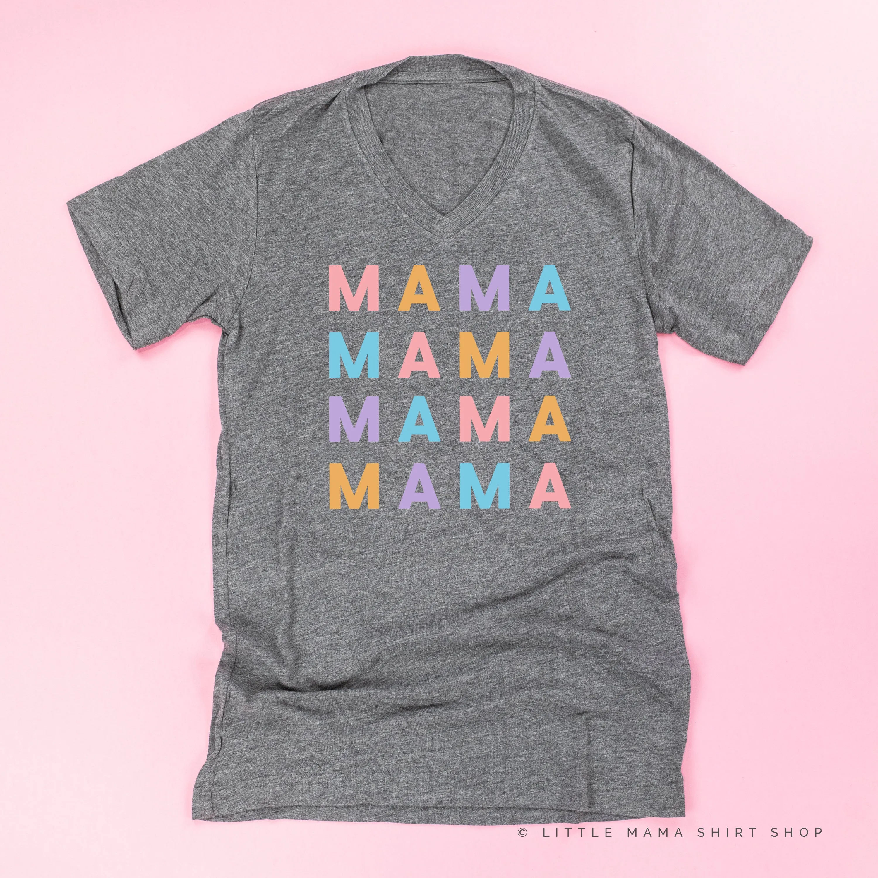 MAMA x4 - PASTEL DESIGN - Unisex Tee