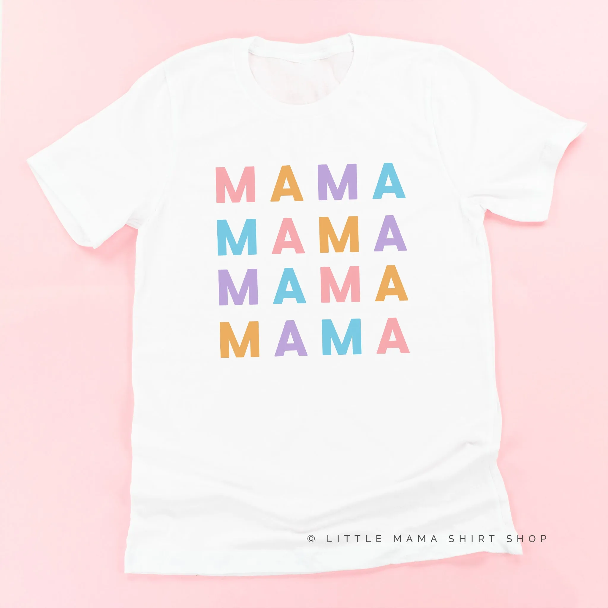 MAMA x4 - PASTEL DESIGN - Unisex Tee