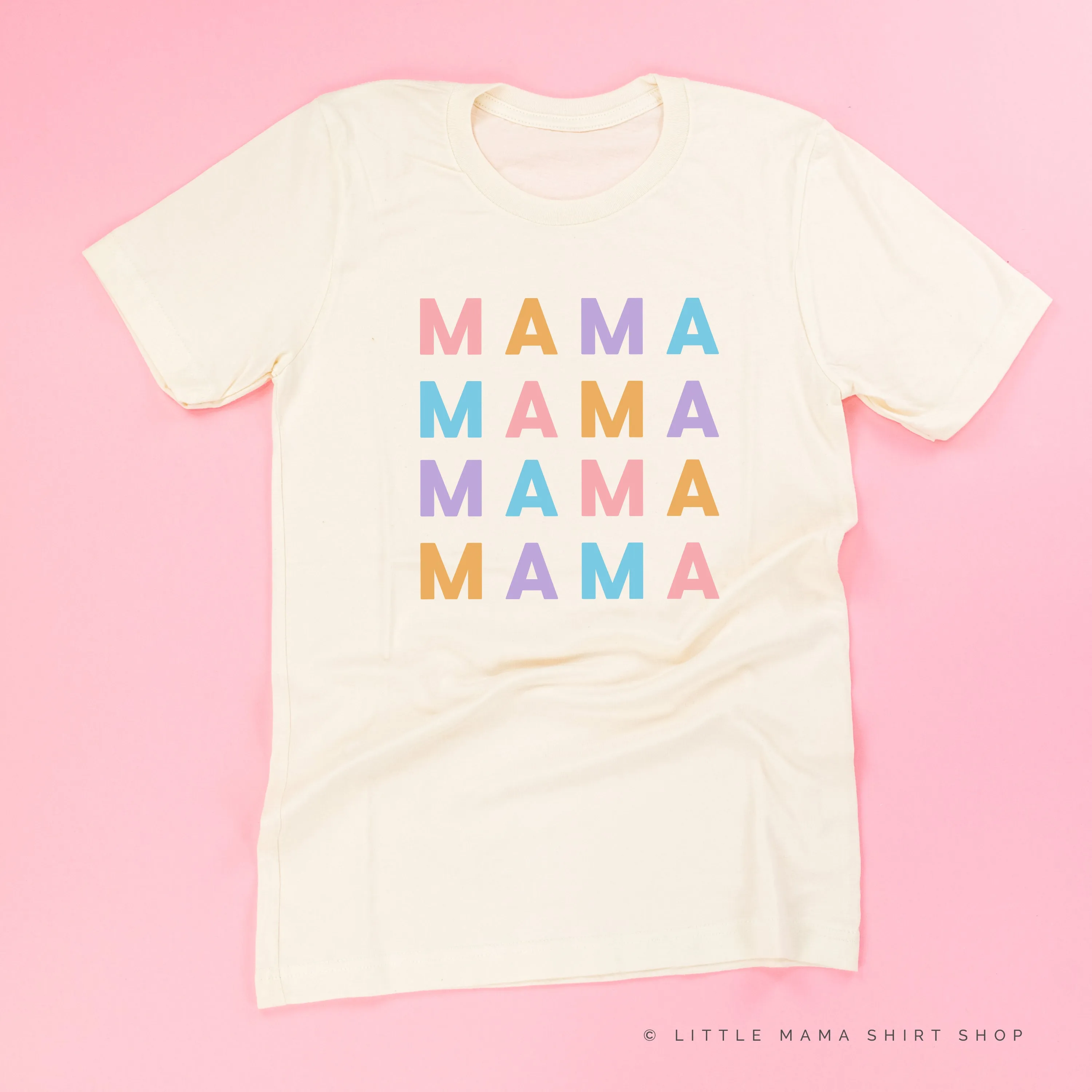 MAMA x4 - PASTEL DESIGN - Unisex Tee
