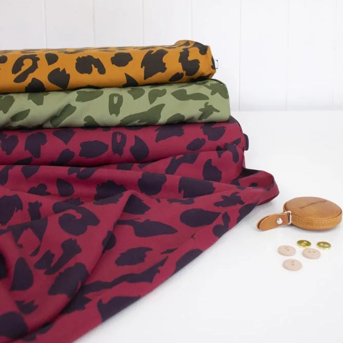 Mind the Maker - Viscose Twill - Urban Leo - Green Olive