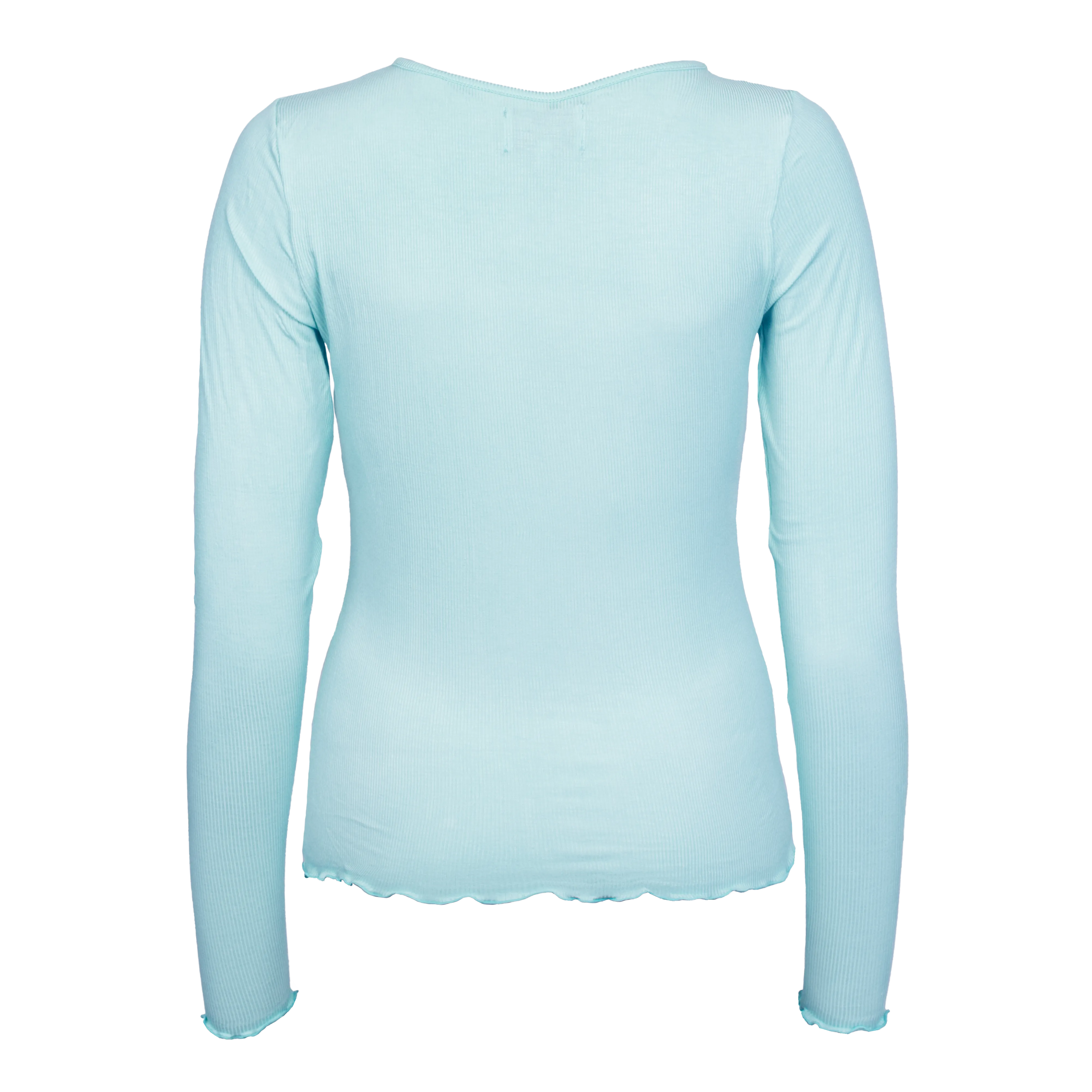 NATALIA LS ROUND NECK  BLOUSE - MINT