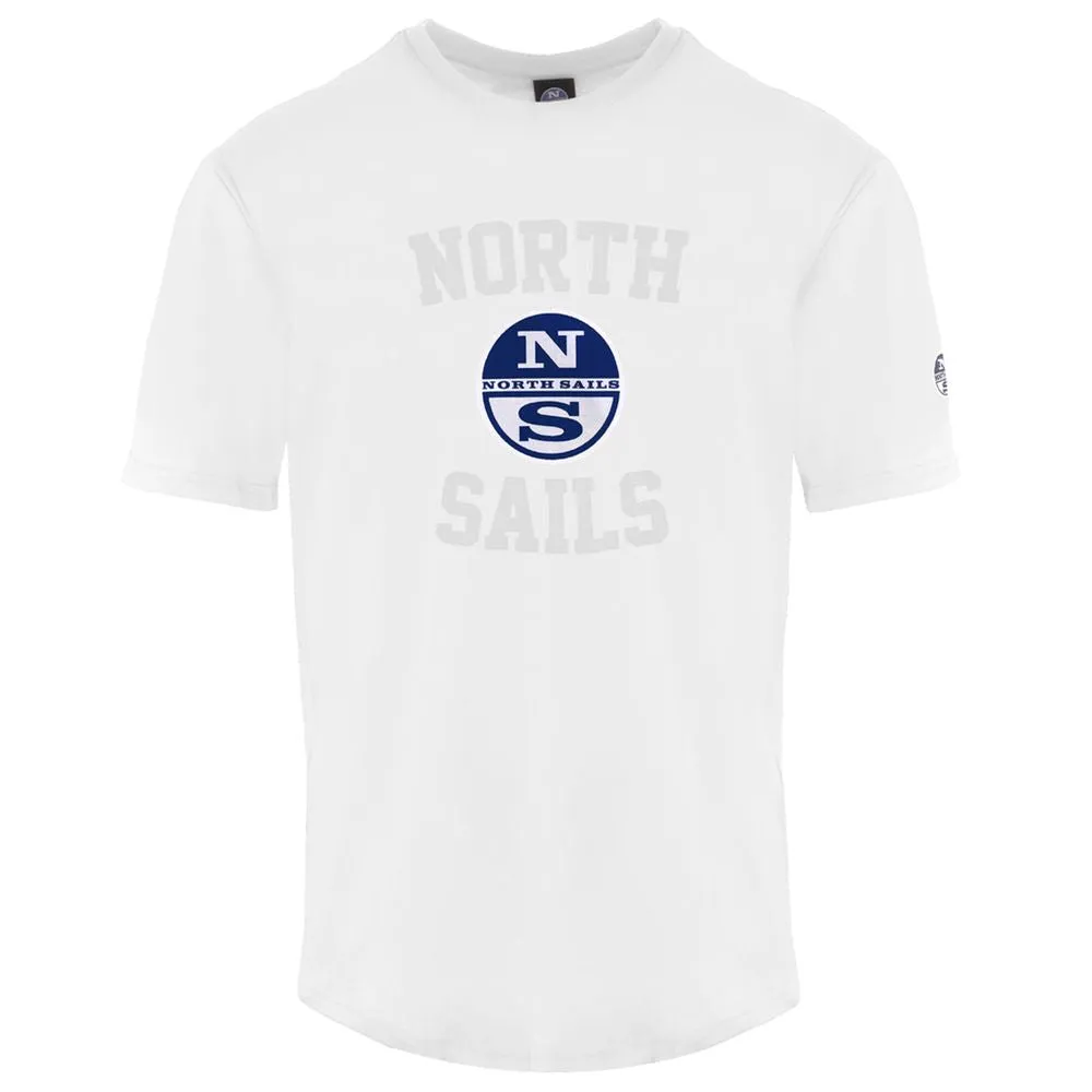 North Sails Elevated Casual White Crewneck Cotton Tee