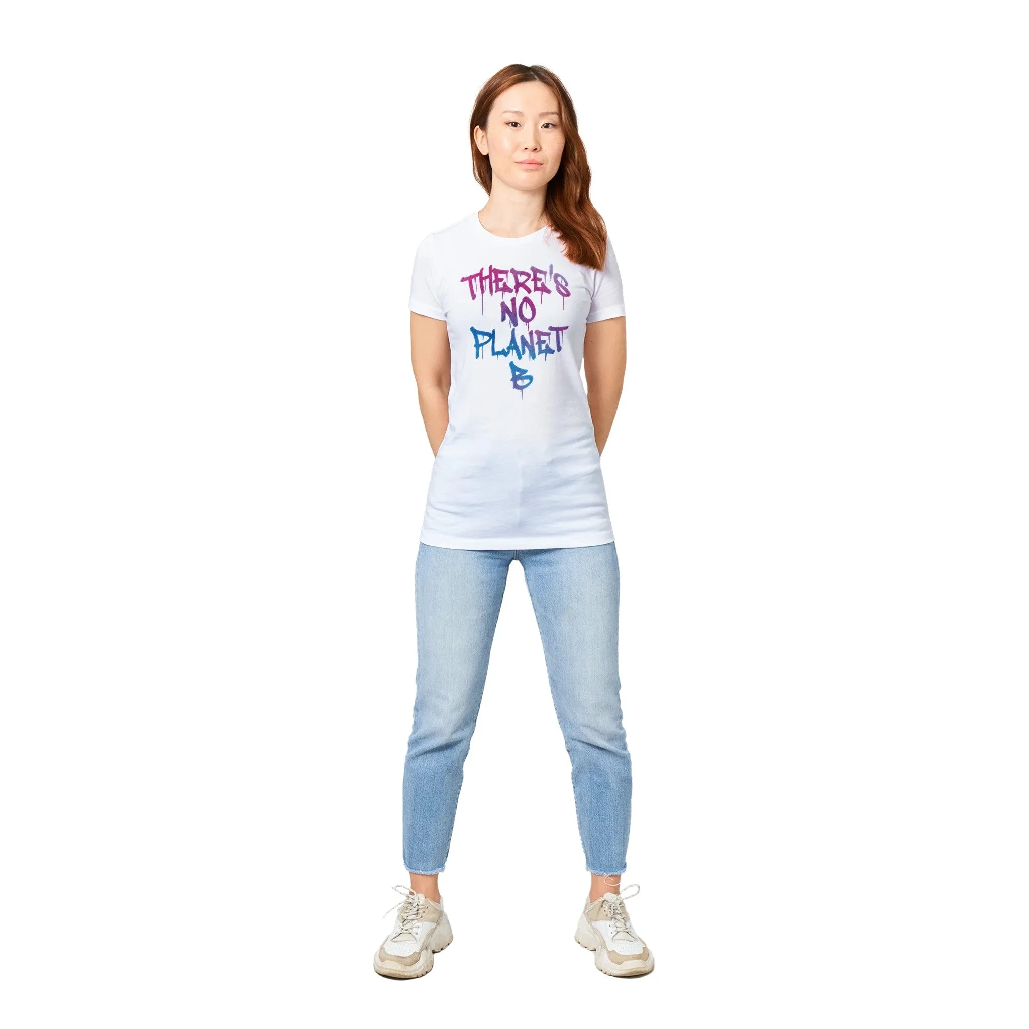ON SALE! No Planet B  -  Premium Womens Crewneck T-shirt