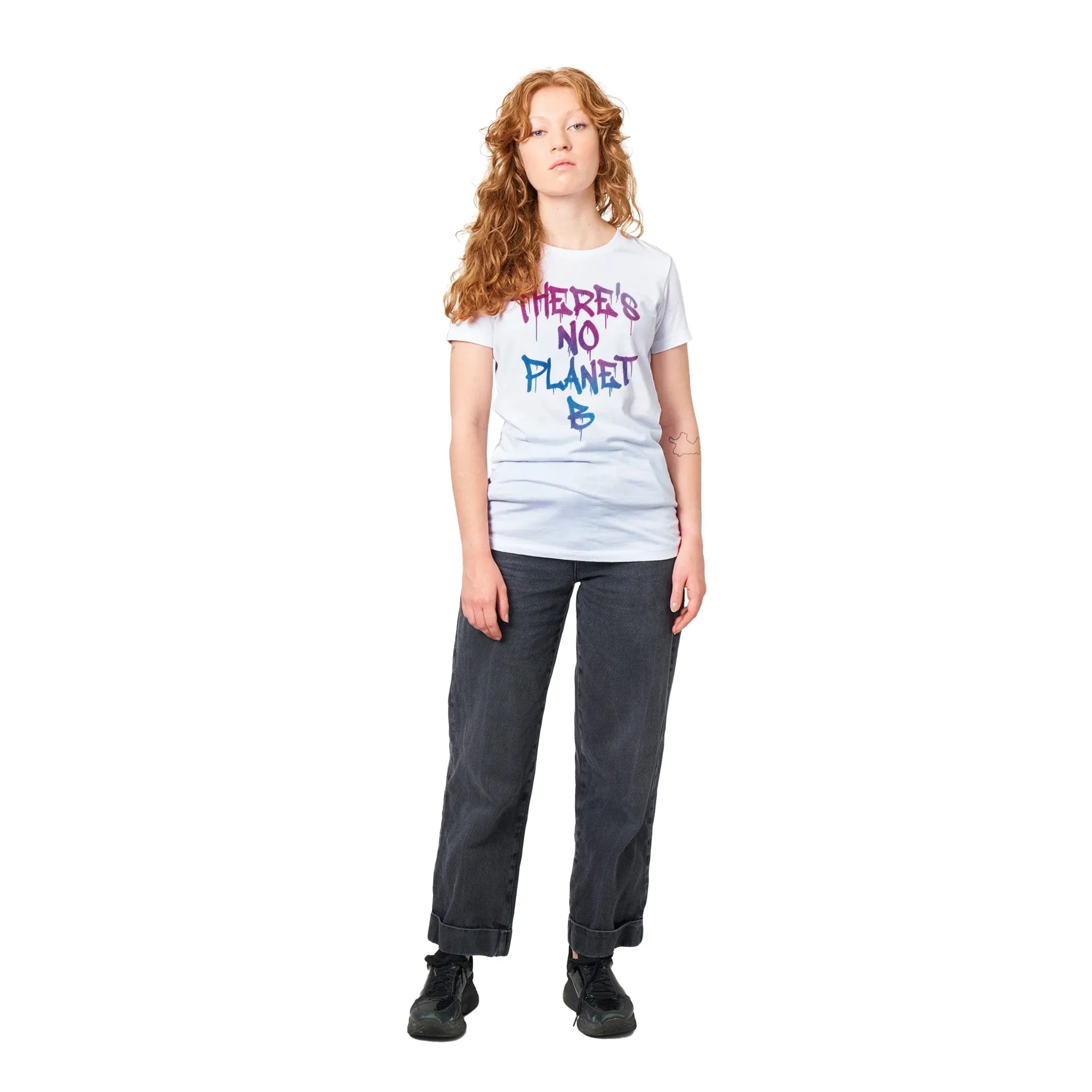 ON SALE! No Planet B  -  Premium Womens Crewneck T-shirt