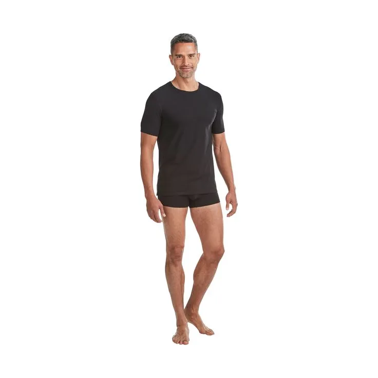 Pack of 3 Mens Basic Round Neck Cotton Undershirt