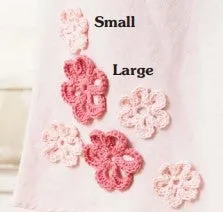 Patons Crochet Flower Appliques