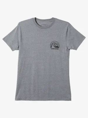 Quiksilver Bold Move Tee-Medium Grey Heather