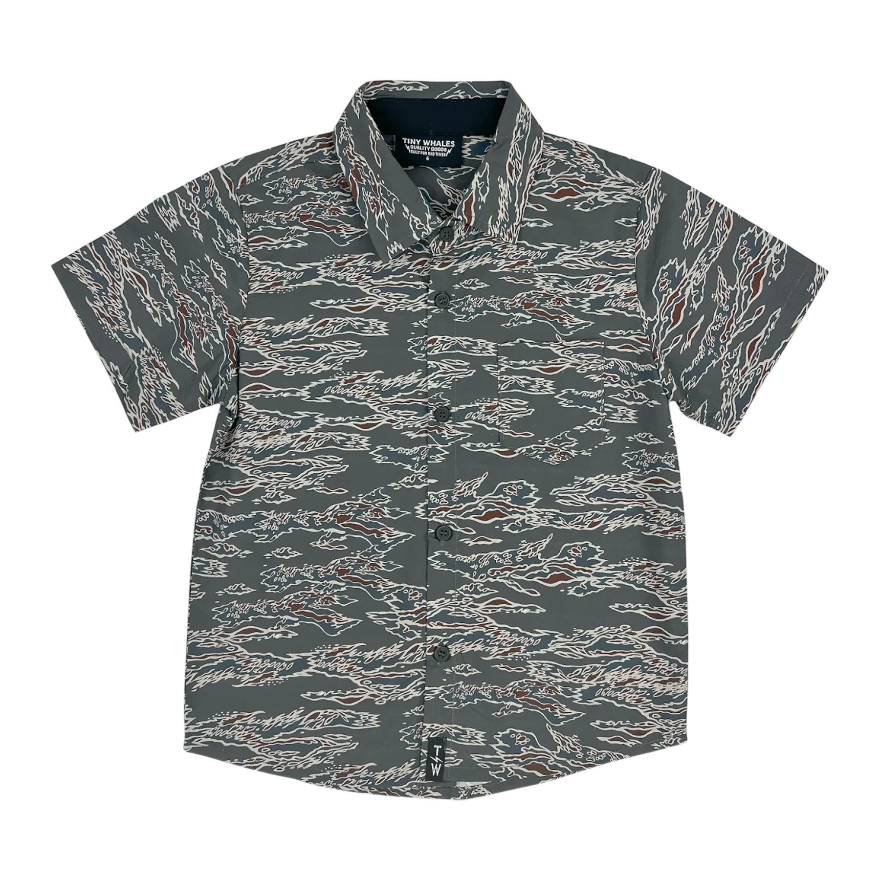 "Tiger Style" Button Up Shirt - Tiger