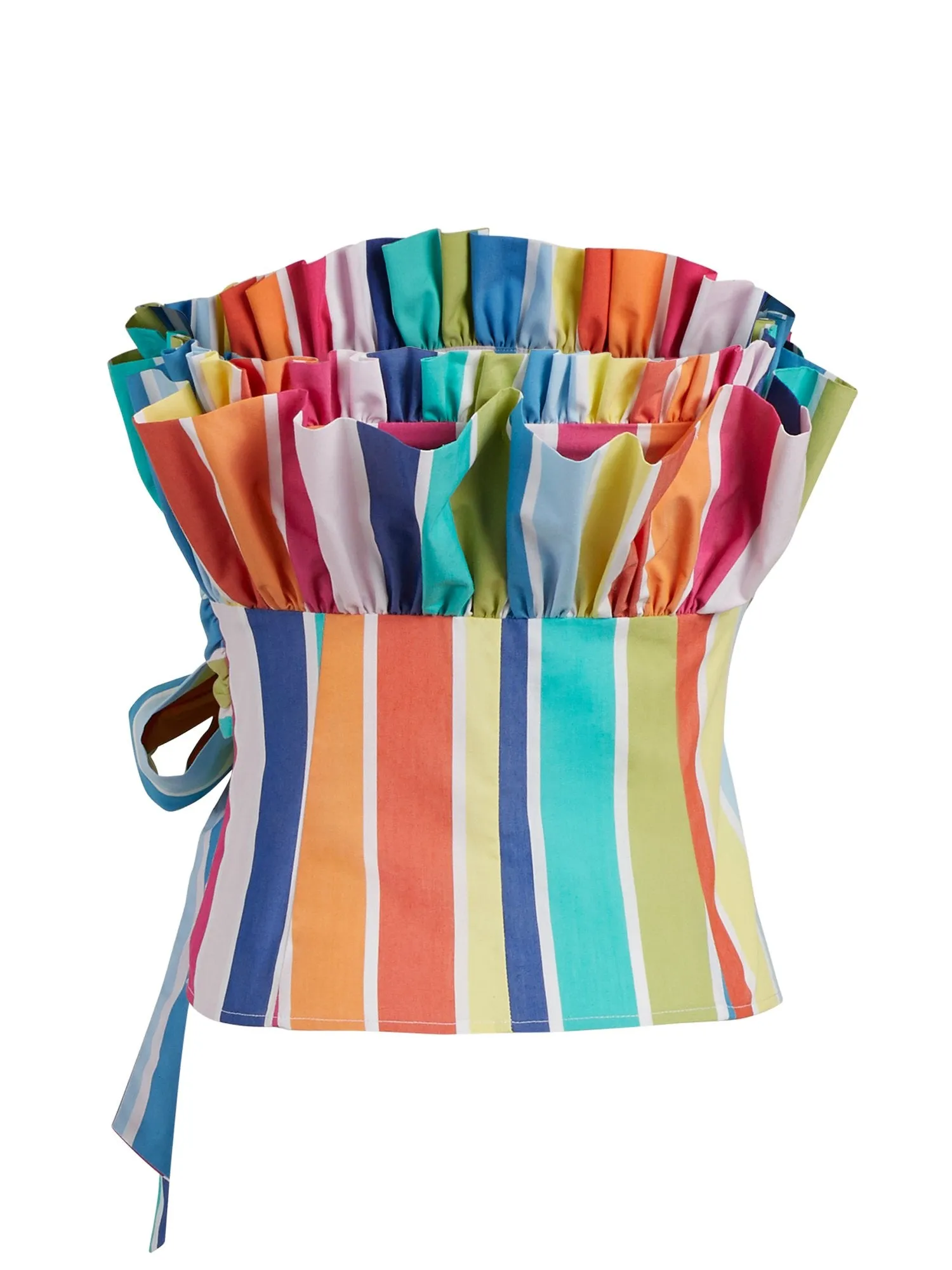 Rainbow Stripe Cupcake Top - 7th Avenue
