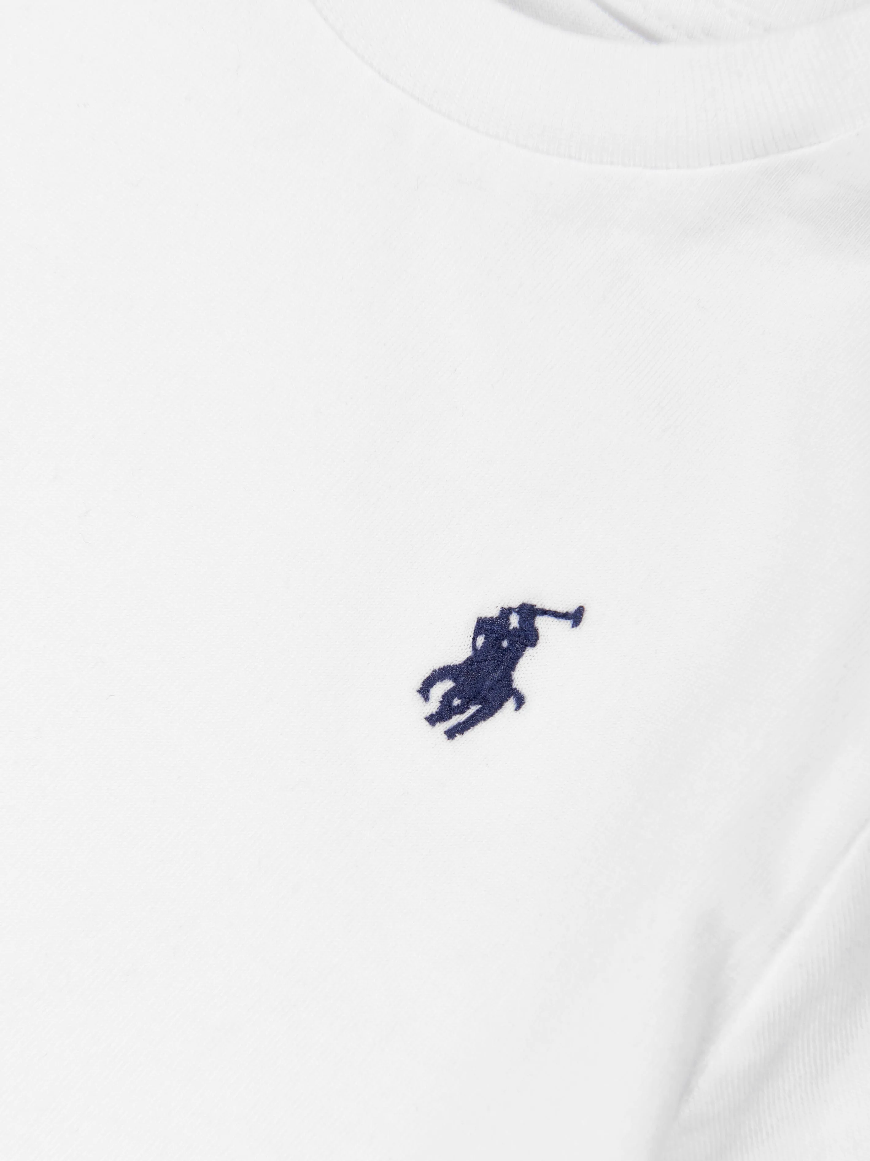Ralph Lauren Baby Boys Logo T-Shirt in White