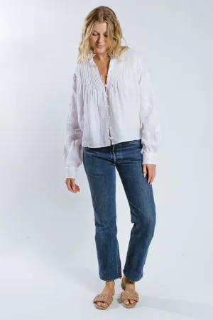 Ruca L/S Embroidered Blouse