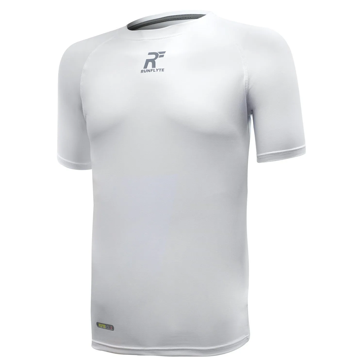 RunFlyte Men's Contour Stitch Short Sleeve Compression T-Shirt