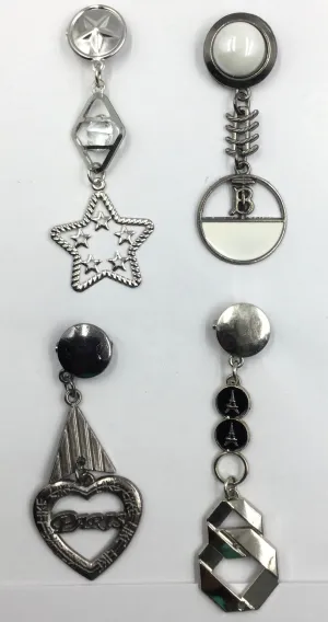 Silver Assorted Cufflinks Combo