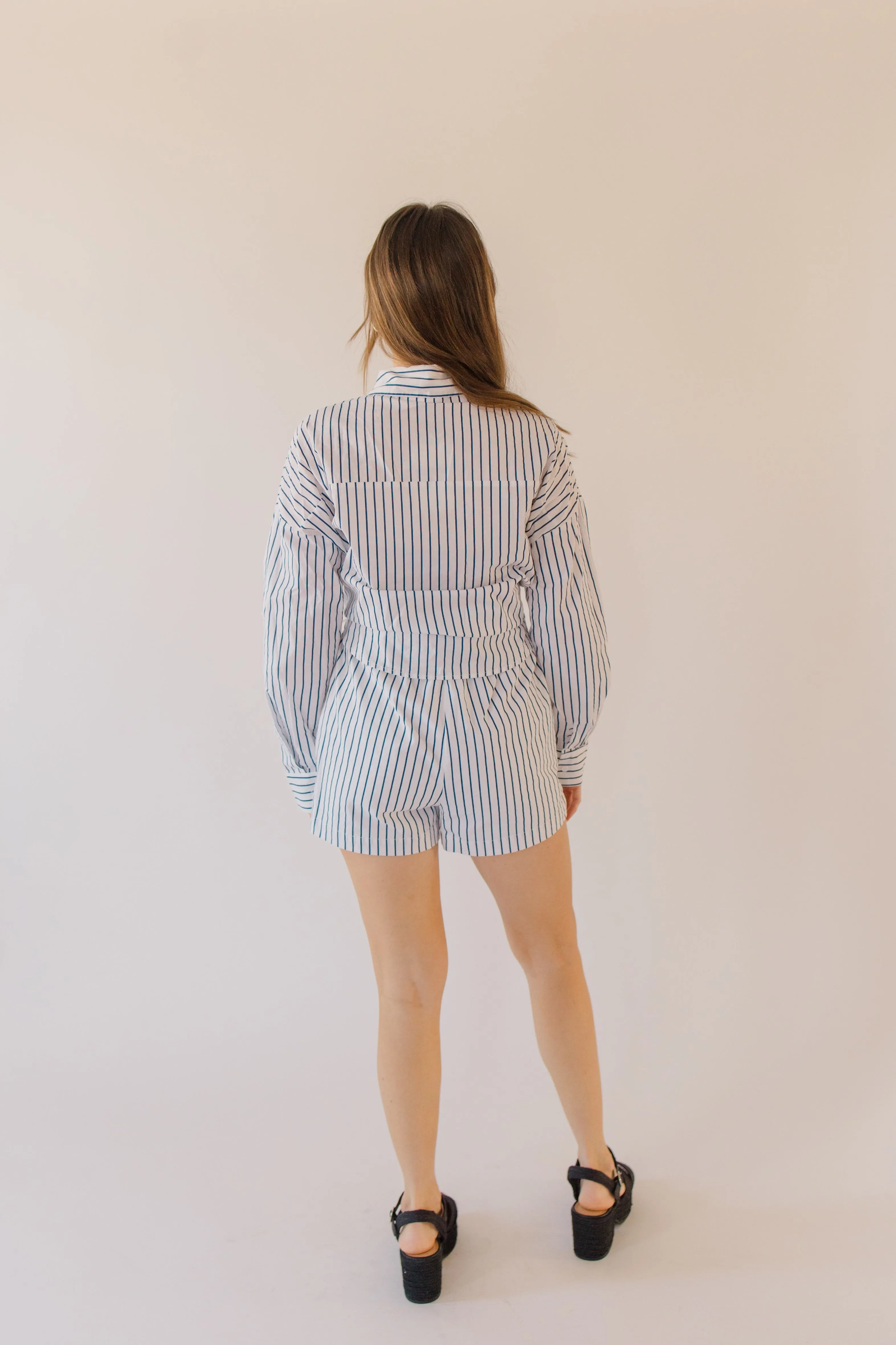 STRIPED BUTTON DOWN LONG SLEEVE