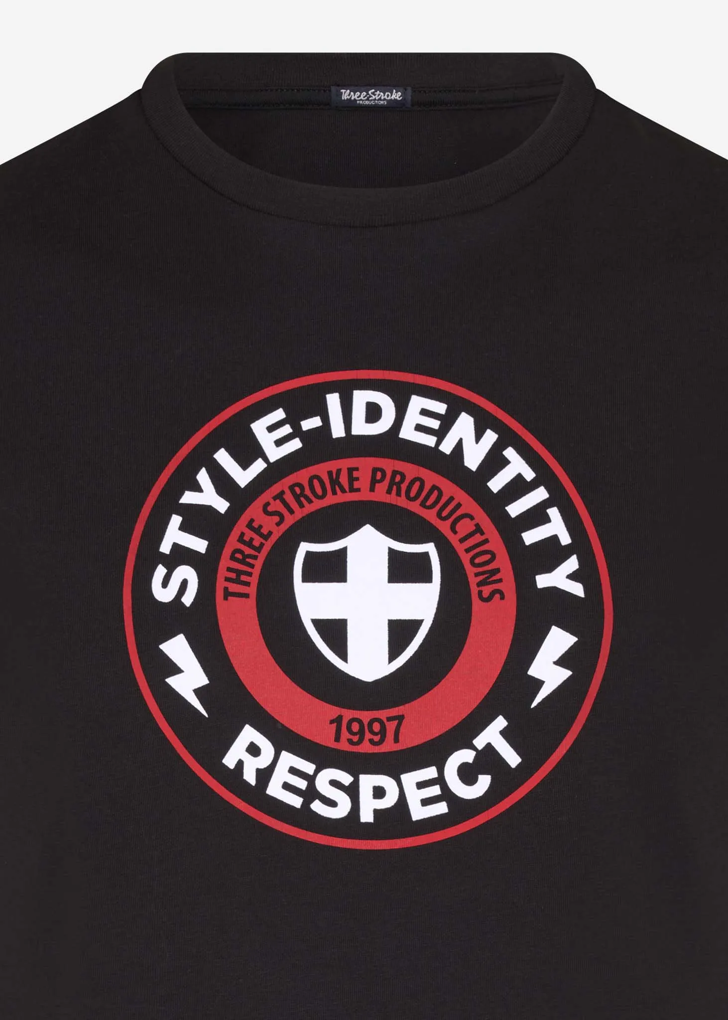 Style idenity respect tee - black