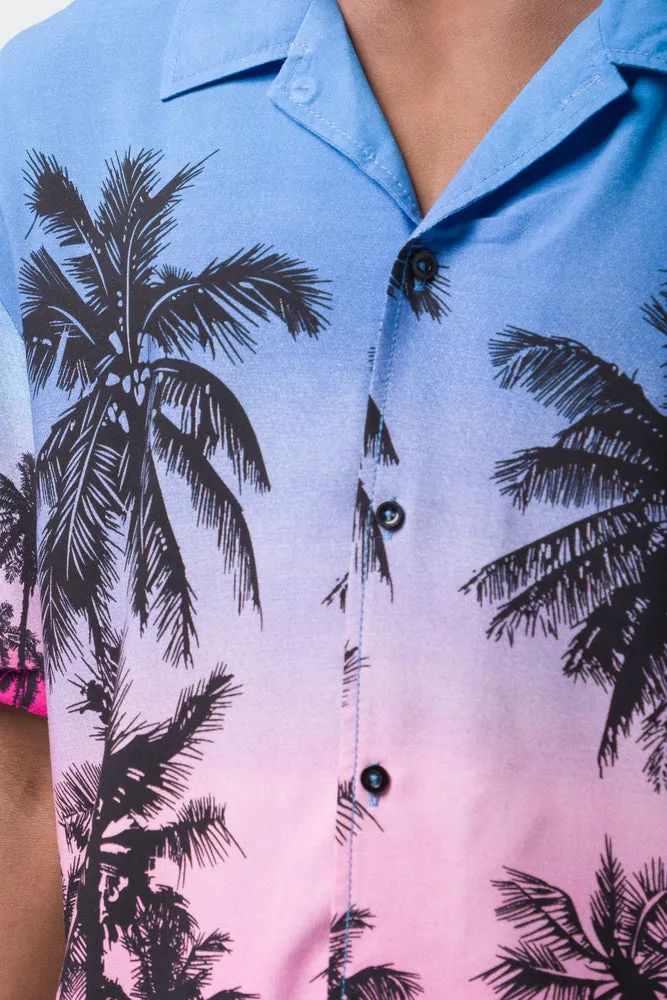 Sunset Short Sleeve Shirt Multi