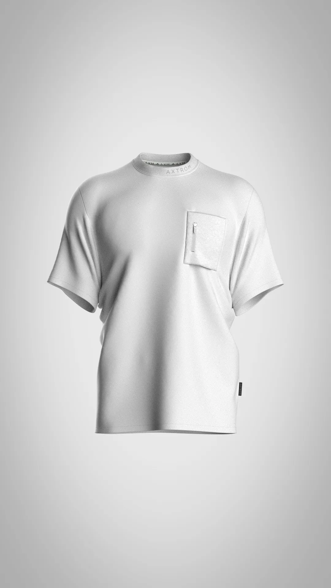 T-Shirt With Pocket (White)
